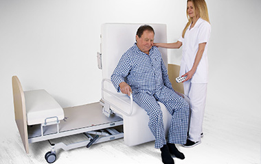 家用多功能護(hù)理床的使用視頻