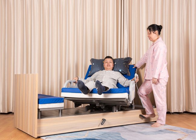 半自動旋轉護理床LY801